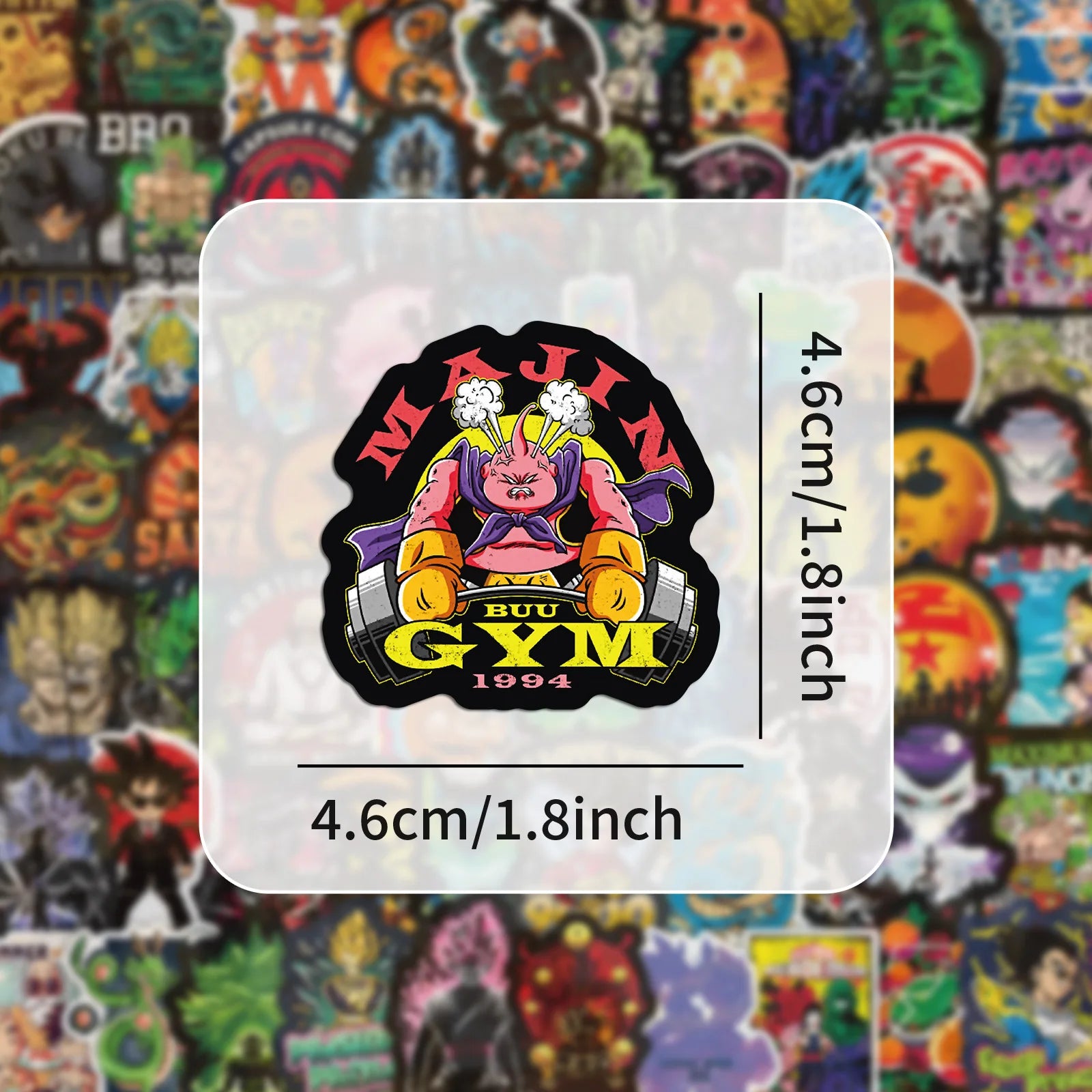 100pcs DBZ Phone Stickers