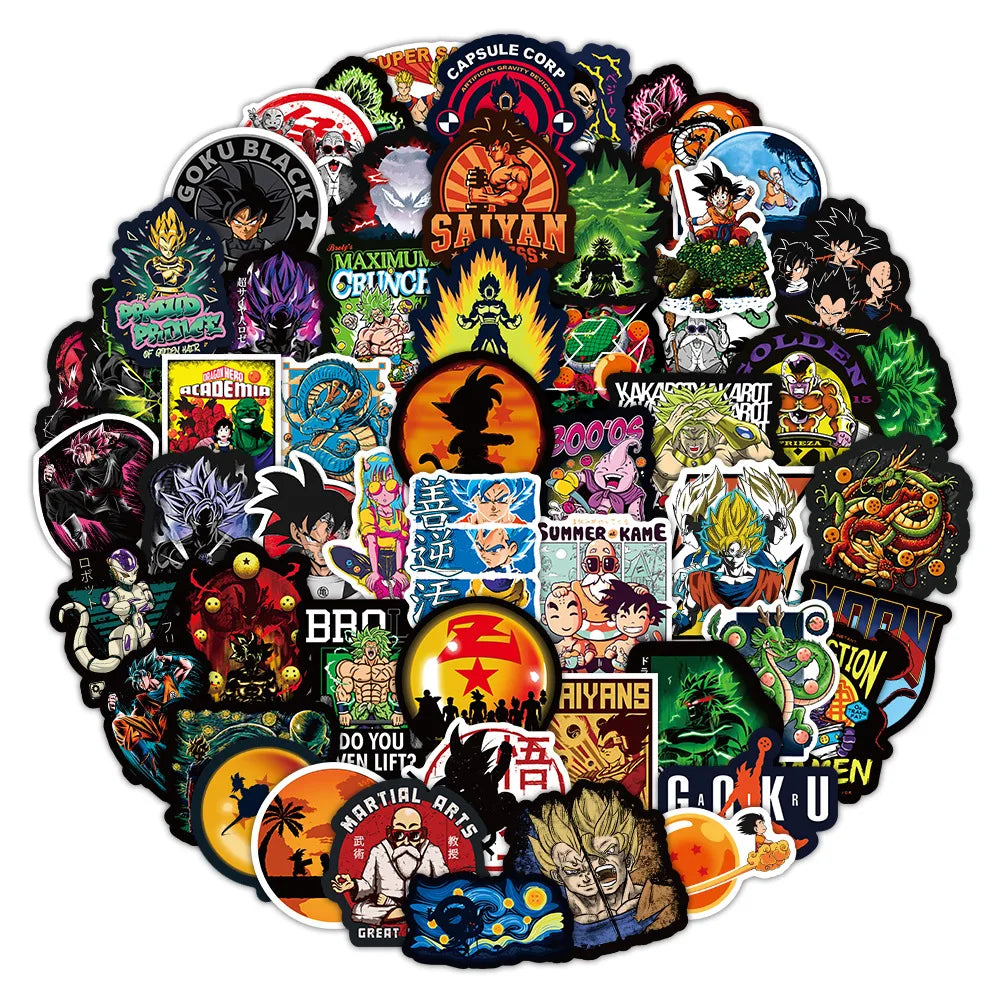 100pcs DBZ Phone Stickers