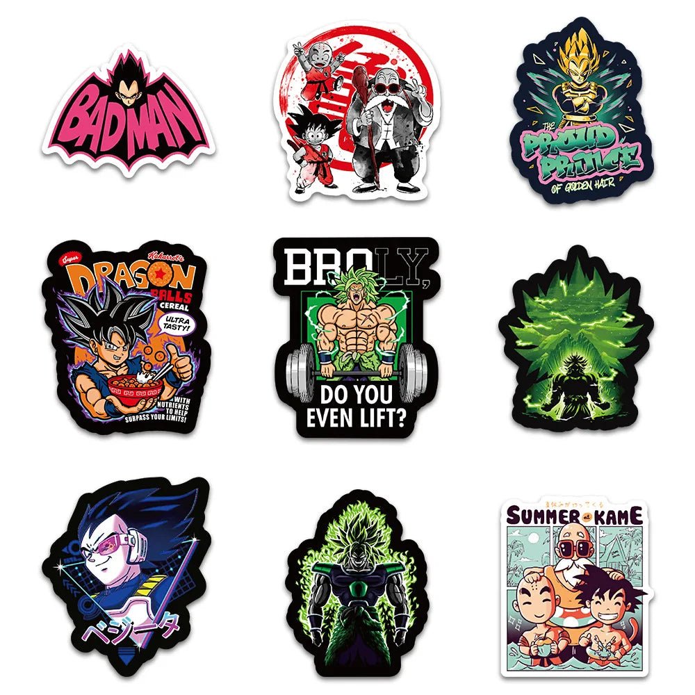 100pcs DBZ Phone Stickers